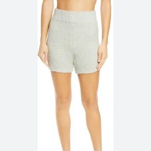 Skims Cozy Knit Unisex Shorts in Aqua Size 2X / 3X NWT
